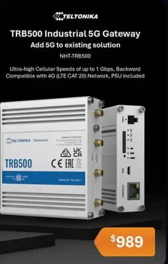 Leader Computers TRB500 Industrial 5G Gateway offer