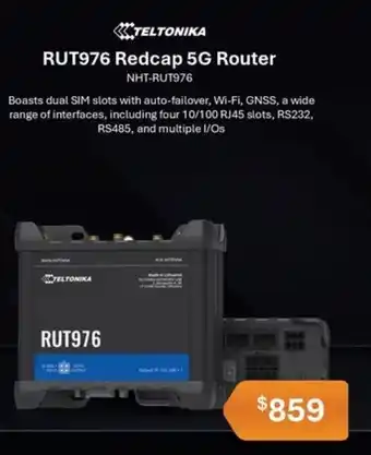 Leader Computers RUT976 Redcap 5G Router offer