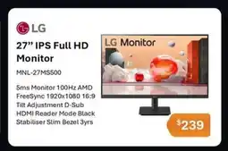 Leader Computers 27" IPS Full HD Monitor offer