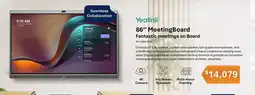 Leader Computers Yealink 86" MeetingBoard offer