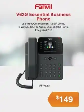 Leader Computers V62G Essential Business Phone offer