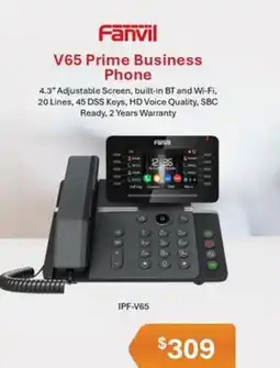 Leader Computers V65 Prime Business Phone offer