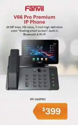 Leader Computers V66 Pro Premium IP Phone offer