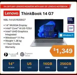 Leader Computers Lenovo ThinkBook 14 G7 offer