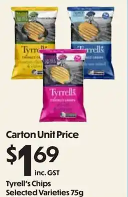 Campbells Wholesale Tyrell's Chips offer