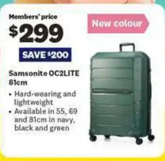 RAA Samsonite OC2LITE 81cm offer