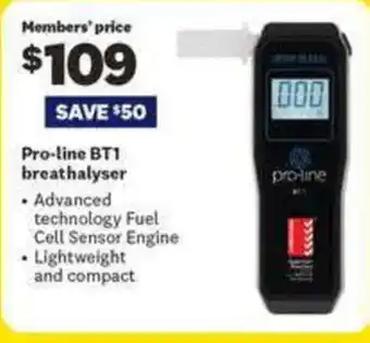 RAA Pro-Line BT1 breathalyser offer