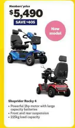 RAA Shoprider Rocky 4 offer