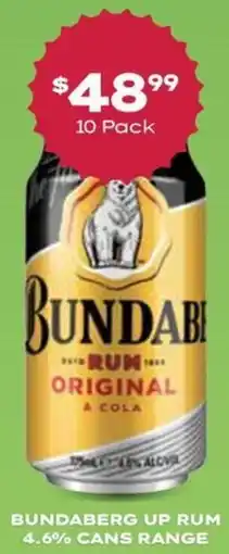 Thirsty Camel Bundaberg up rum offer