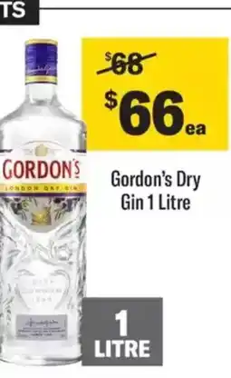 Liquorland Gordon's Dry Gin offer