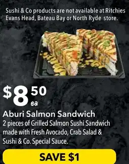 Ritchies Aburi Salmon Sandwich offer