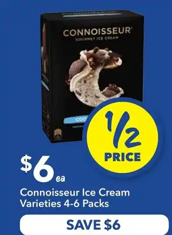 Ritchies Connoisseur Ice Cream Varieties 4-6 Packs offer