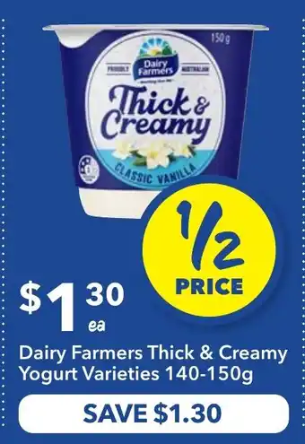 Ritchies Dairy Farmers Thick & Creamy Yogurt Varieties offer