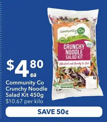 Ritchies Community Co Crunchy Noodle Salad Kit offer