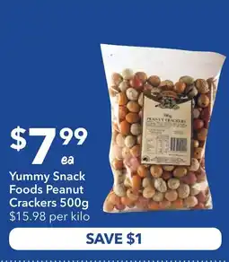 Ritchies Yummy Snack Foods Peanut Crackers offer