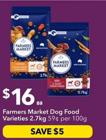 Ritchies Farmers Market Dog Food Varieties offer