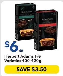 Ritchies Herbert Adams Pie Varieties offer