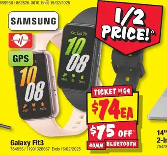 JB Hi-Fi Galaxy Fit3 offer