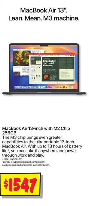 JB Hi-Fi MacBook Air 13-inch with M2 Chip 256GB offer