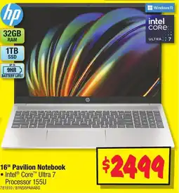 JB Hi-Fi 16" Pavilion Notebook offer