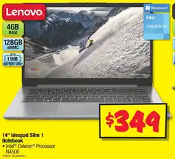 JB Hi-Fi 14" Ideapad Slim 1 Notebook offer