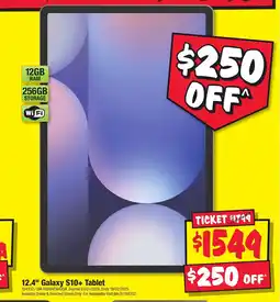 JB Hi-Fi 12.4" Galaxy S10+ Tablet offer