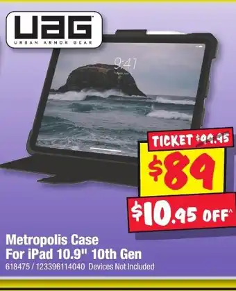 JB Hi-Fi Metropolis Case For iPad 10.9" 10th Gen offer