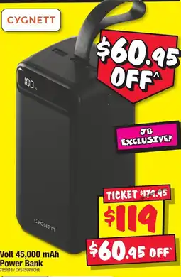 JB Hi-Fi Volt 45,000 mAh Power Bank offer