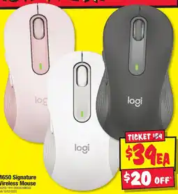 JB Hi-Fi M650 Signature Wireless Mouse offer