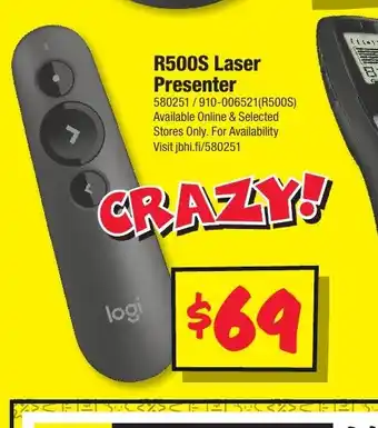 JB Hi-Fi R500S Laser Presenter offer