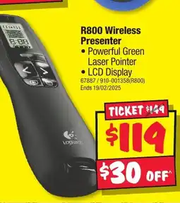 JB Hi-Fi R800 Wireless Presenter offer