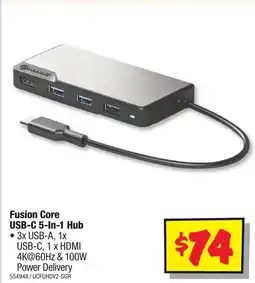 JB Hi-Fi Fusion Core USB-C 5-In-1 Hub offer