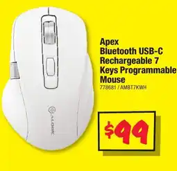 JB Hi-Fi Apex Bluetooth USB-C Rechargeable 7 Keys Programmable Mouse offer