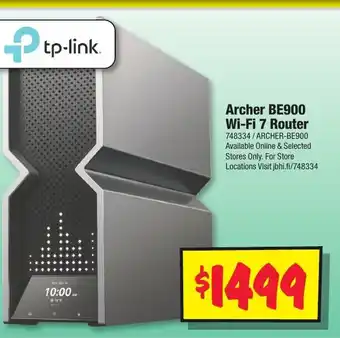 JB Hi-Fi Archer BE900 Wi-Fi 7 Router offer