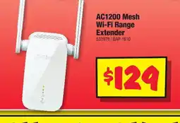 JB Hi-Fi AC1200 Mesh Wi-Fi Range Extender offer