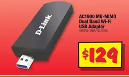 JB Hi-Fi AC1900 MU-MIMO Dual Band Wi-Fi USB Adapter offer