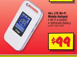 JB Hi-Fi 4G+ LTE Wi-Fi Mobile Hotspot offer