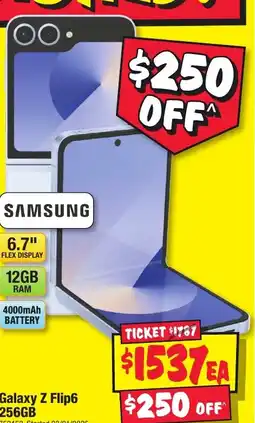 JB Hi-Fi Galaxy Z Flip6 256GB offer