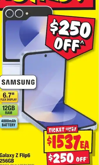 JB Hi-Fi Galaxy Z Flip6 256GB offer