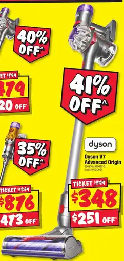 JB Hi-Fi Dyson V7 Advanced Origin offer