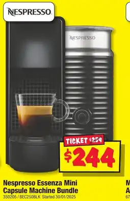 JB Hi-Fi Nespresso essenza mini capsule machine bundle offer