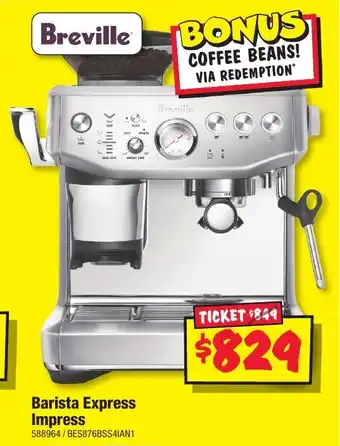 JB Hi-Fi Barista Express Impress offer