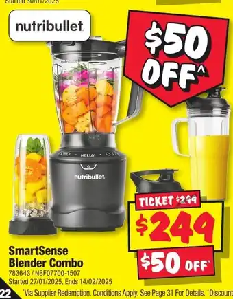 JB Hi-Fi Smartsense blender combo offer