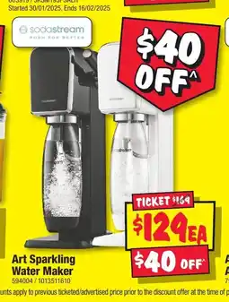 JB Hi-Fi Art Sparkling Water Maker offer