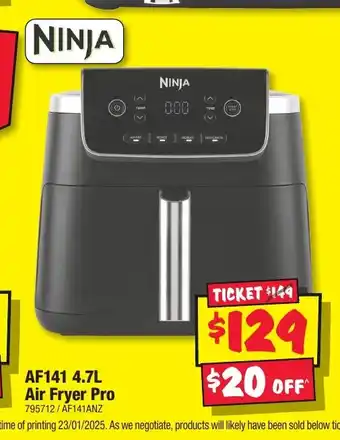 JB Hi-Fi AF141 4.7L Air Fryer Pro offer