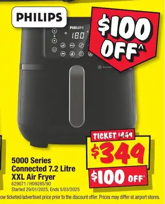 JB Hi-Fi 5000 Series Connected 7.2 Litre XXL Air Fryer offer