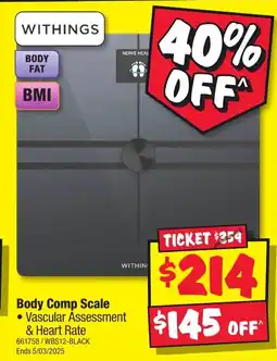 JB Hi-Fi Body Comp Scale offer