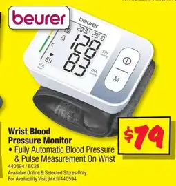 JB Hi-Fi Wrist Blood Pressure Monitor offer