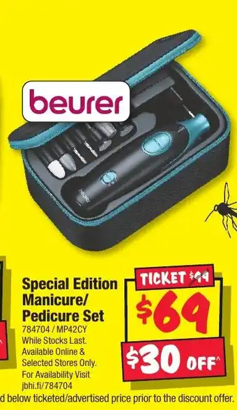 JB Hi-Fi Special edition manicure/ pedicure set offer