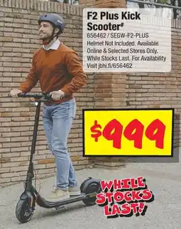 JB Hi-Fi F2 plus kick scooter offer